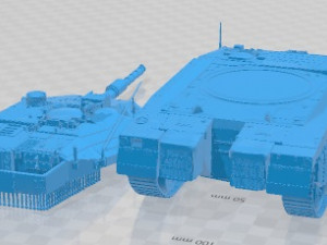 Merkava IV Tank Printable 3D-Druckmodell