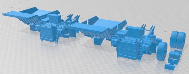 BelAZ 75310 Dump Truck 2016 Printable 3D Baskı Modeli .c4d .max .obj .3ds .fbx .stl .blend 