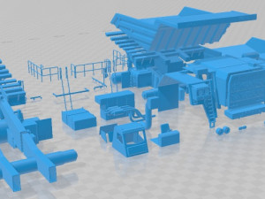 BelAZ 75310 Dump Truck 2016 Printable 3D Принт Модель
