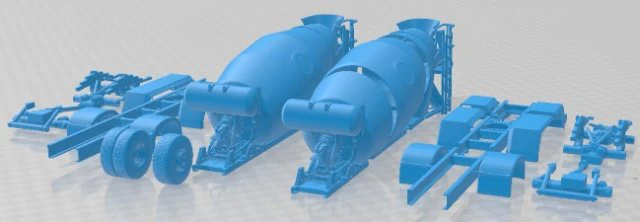 Mixer 1 Printable 3D Print Model .c4d .max .obj .3ds .fbx .stl .blend 