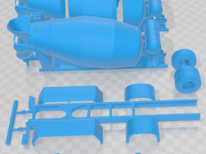 Mixer 1 Printable Modelo de Impressão 3D