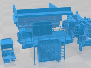 Komatsu 830E AC Dump Truck Printable Modèles 3D en vedette