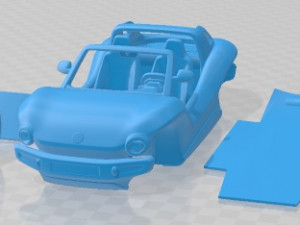 Volkswagen ID Buggy 2020 Printable Car Modelo de impresión 3D