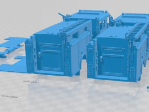 Seagrave Marauder II Fire Truck 2014 Printable 3D Print Model