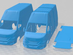 Iveco Daily Van 2022 l3 H3 para imprimir Modelo de Impressão 3D