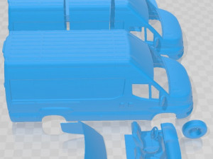 Iveco Daily Van 2022 l3 H3 Printable 3D Print Model