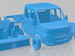 Iveco Daily Crew Cab l2 2022 Printable Model do druku 3D