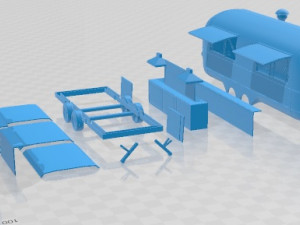 Food Caravan Printable Modèles 3D en vedette