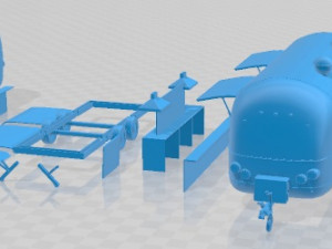 Food Caravan Printable 3D प्रिंट मॉडल