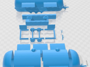 Food Caravan Printable 3D प्रिंट मॉडल