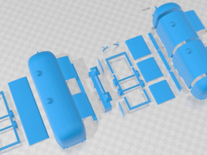 Food Caravan Printable 3D प्रिंट मॉडल