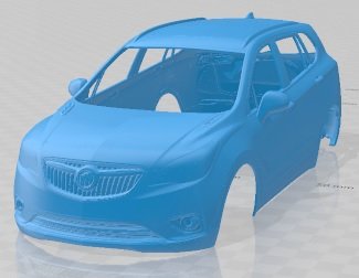 Buick Envision 2019 Printable Body Car 3D-printmodel .c4d .max .obj .3ds .fbx .stl .blend 