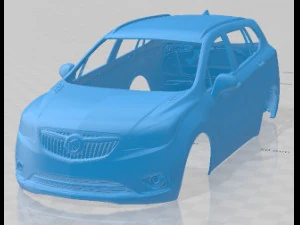 Carro com carroceria imprim&iacute;vel Buick Envision 2019 Modelo de Impressão 3D