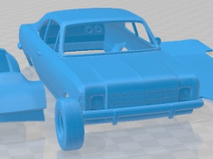 Chevrolet Opala 1978 Printable Car Modello di stampa 3D