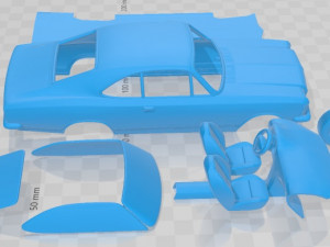 Chevrolet Opala 1978 Printable Car Modello di stampa 3D