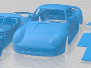 Porsche 959 1987 Printable Car Modelo de impresión 3D