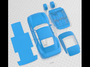 Porsche 959 1987 Printable Car 3D Print Model