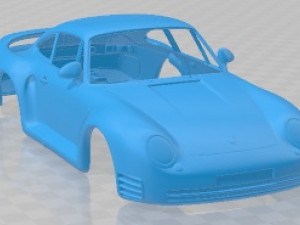 Porsche 959 1987 Printable Body Car 3D-Druckmodell