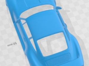 Porsche 959 1987 Printable Body Car 3D-Druckmodell