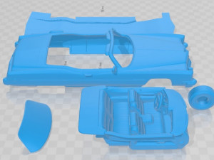 Cadillac Eldorado 1973 Printable Car 3D Print Model