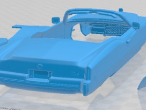 Cadillac Eldorado 1973 Printable Car 3D Print Model