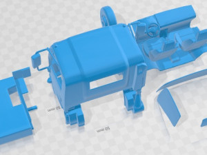 Nissan Atlas H43 Printable Cabin Truck 3D Baskı Modeli
