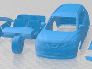 Nissan Rogue 2014 Printable Car 3D Print Model