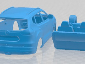Nissan Rogue 2014 Printable Car Modelo de Impressão 3D