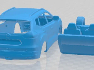Nissan Rogue 2014 Printable Car 3D Print Model
