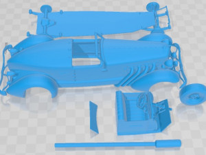 Duesenberg SJ Speedster 1933 Printable Car Model do druku 3D
