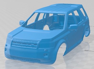 Land Rover Freelander 2011 Printable Body Car Modelo de Impressão 3D .c4d .max .obj .3ds .fbx .stl .blend 