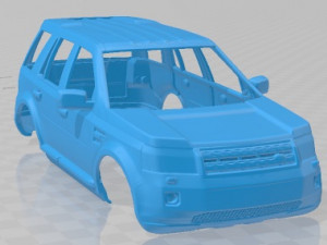 Land Rover Freelander 2011 Printable Body Car Modelo de Impressão 3D