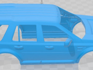 Land Rover Freelander 2011 Printable Body Car Modelo de Impressão 3D