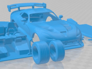 Dodge Viper ACR 2016 Printable Car Model do druku 3D