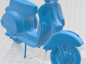 Vespa P200E Printable Modelo de impresión 3D