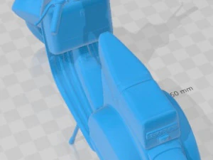Vespa P200E Printable 3D Print Model