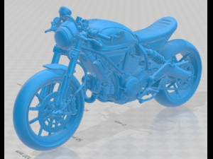 Ducati Scrambler Printable Modelo de impresión 3D