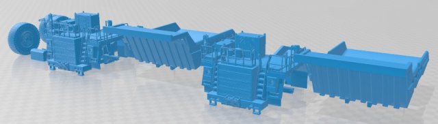 BelAZ 75581 Dump Truck 2012 Printable 3D 打印模型 .c4d .max .obj .3ds .fbx .stl .blend 