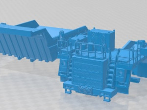 BelAZ 75581 Dump Truck 2012 Printable Modèles 3D en vedette