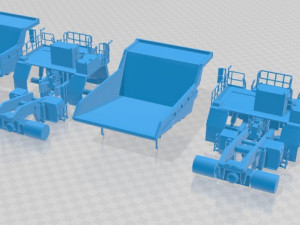 BelAZ 75581 Dump Truck 2012 Printable 3D 打印模型