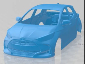 Toyota Yaris 2020 Printable Body Car 3D Print Model