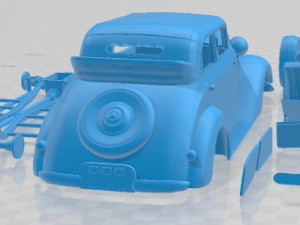 Mercedes Benz 170V CS 1946 Printable Car 3D 打印模型
