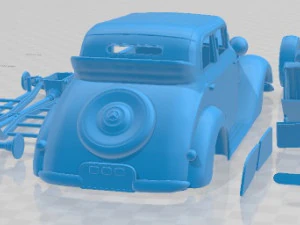 Mercedes Benz 170V CS 1946 Printable Car 3D Print Model