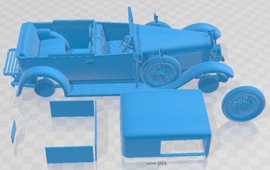 Hispano Suiza H6B 1927 Vert - Miniature Matrix 1/43 Résine - Édition Limitée MX50806-041