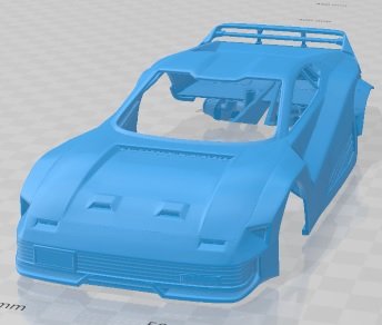 Quadra V-Tech Printable Body Car Modello di stampa 3D .c4d .max .obj .3ds .fbx .stl .blend 