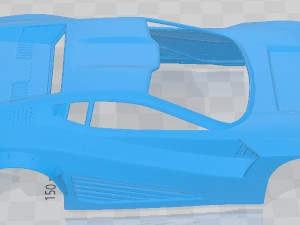 Quadra V-Tech Printable Body Car Modello di stampa 3D