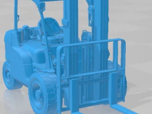 CAT Forklift Printable 3D Print Model