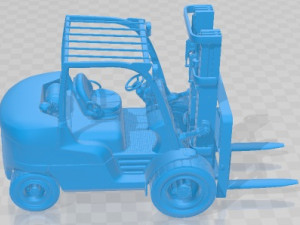 CAT Forklift Printable 3D Druckmodell