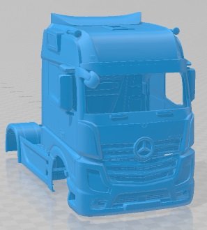 Mercedes Benz Actros 2022 Printable Body Truck 3D Print Model in Automotive  3DExport