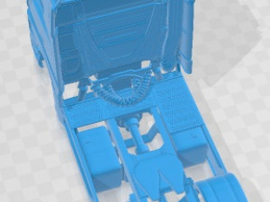 Mercedes Benz Actros 2022 Printable Body Truck 3D Baskı Modeli